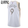 NBA Børn Trøje Chicago Bulls Nikola Vucevic 2024-25 Nike City Edition Hvid Swingman